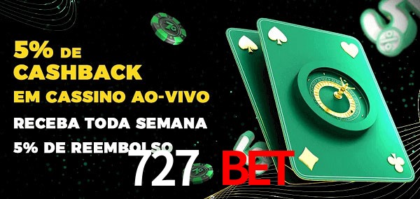 Promoções do cassino ao Vivo 727 Bet